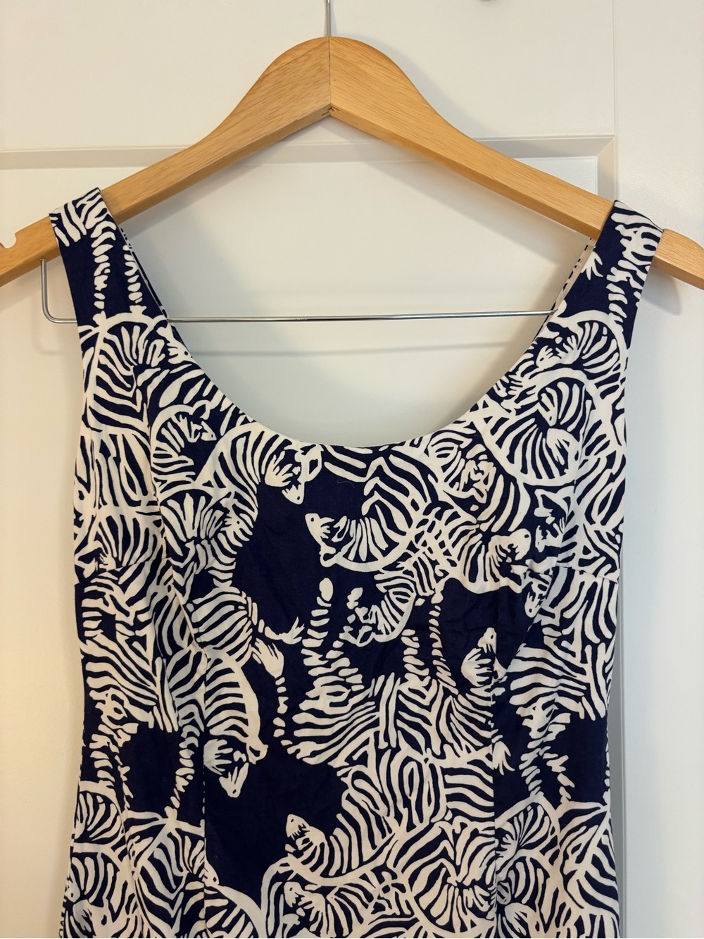 Lilly Pulitzer Thompson Shift Dress In Bright Navy I Herd You Print Size 00 View 6